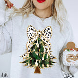 Christmas Tree Faux Gold Glitter