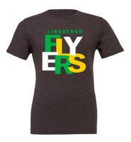 FLYERS boxy letters Bella Tee