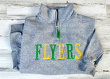 Flyers Embroidered with Zip Ribbon