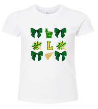 Flyers Croquette Green and Gold Bella Tee