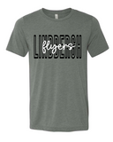 Lindbergh Flyers boxy script Tee- 3 color options