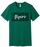Lindbergh Flyers boxy script Tee- 3 color options