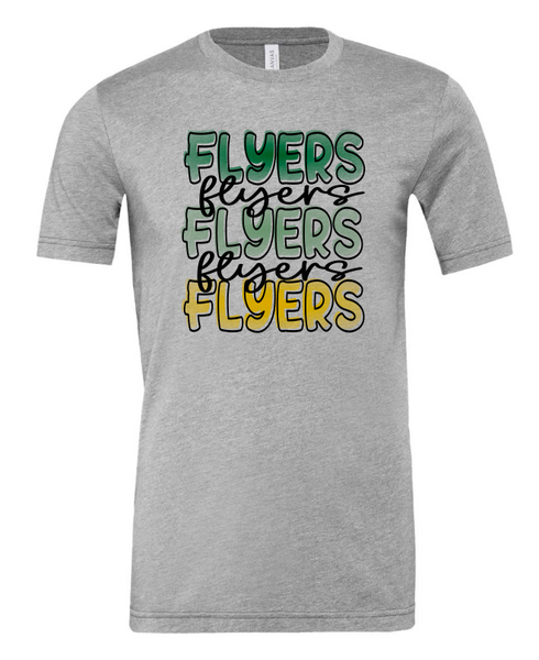 Flyers Stacked Cursive- Tee