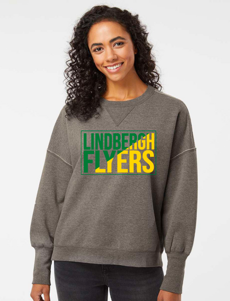 Lindbergh Flyers Rectangle 2 Color- Women's Sweatshirt