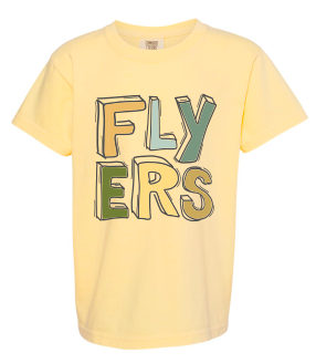 Flyers Colorful Distressed Comfort Colors Tee