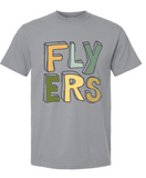 Flyers Boxy Grunge Letters Comfort Colors Tee