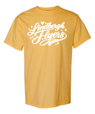 Lindbergh Flyers Cursive Comfort Colors Tee
