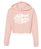 Lind Flyers Cursive Cropped Hoodie