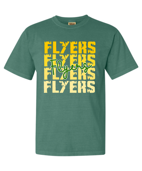 Flyers Stacked Comfort Colors Tee