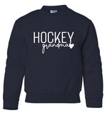 Hockey Grandparent Sweatshirt/Hoodie Navy
