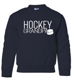 Hockey Grandparent Sweatshirt/Hoodie Navy