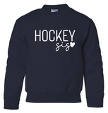 Hockey Family Sweatshirt/Hoodie Navy