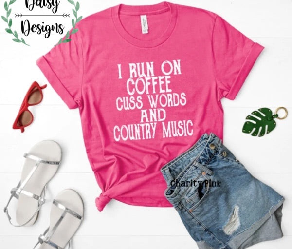 Coffee, Cuss Words and Country - Adult